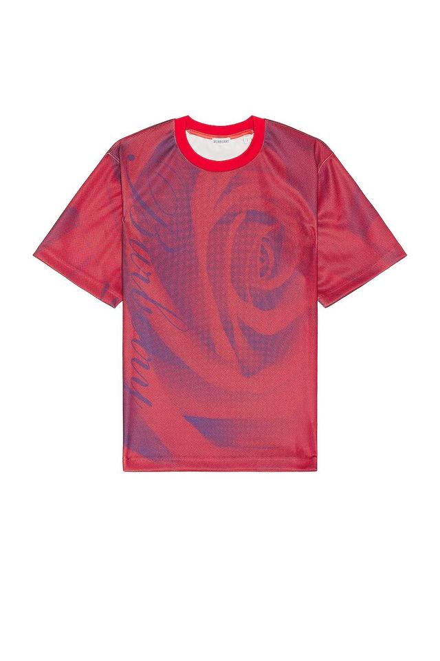 Mens Rose Jersey T-Shirt Product Image