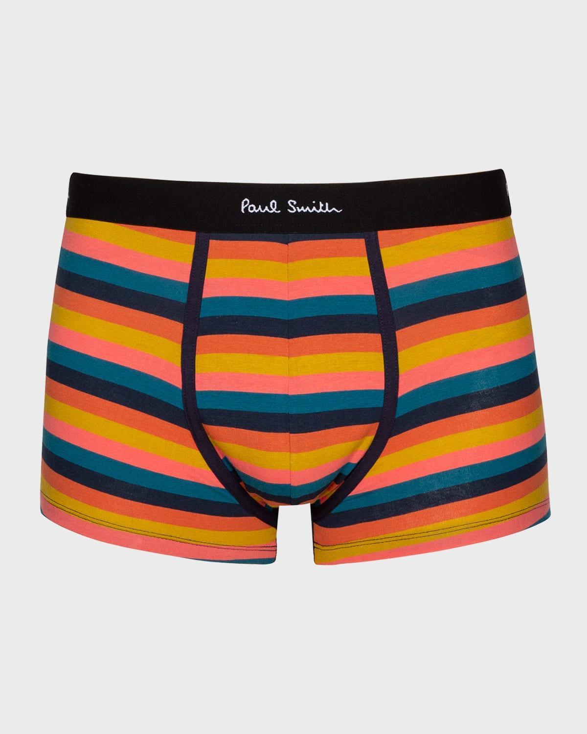 Mens Artist Stripe Cotton-Stretch Trunks Product Image