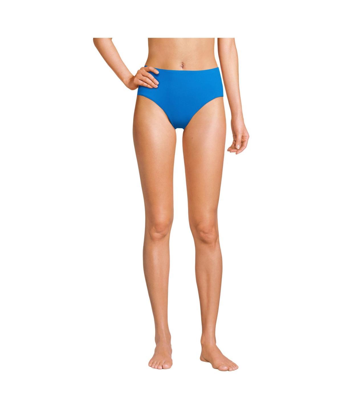 Women's Chlorine Resistant Mid Rise Classic Bikini Bottoms Product Image