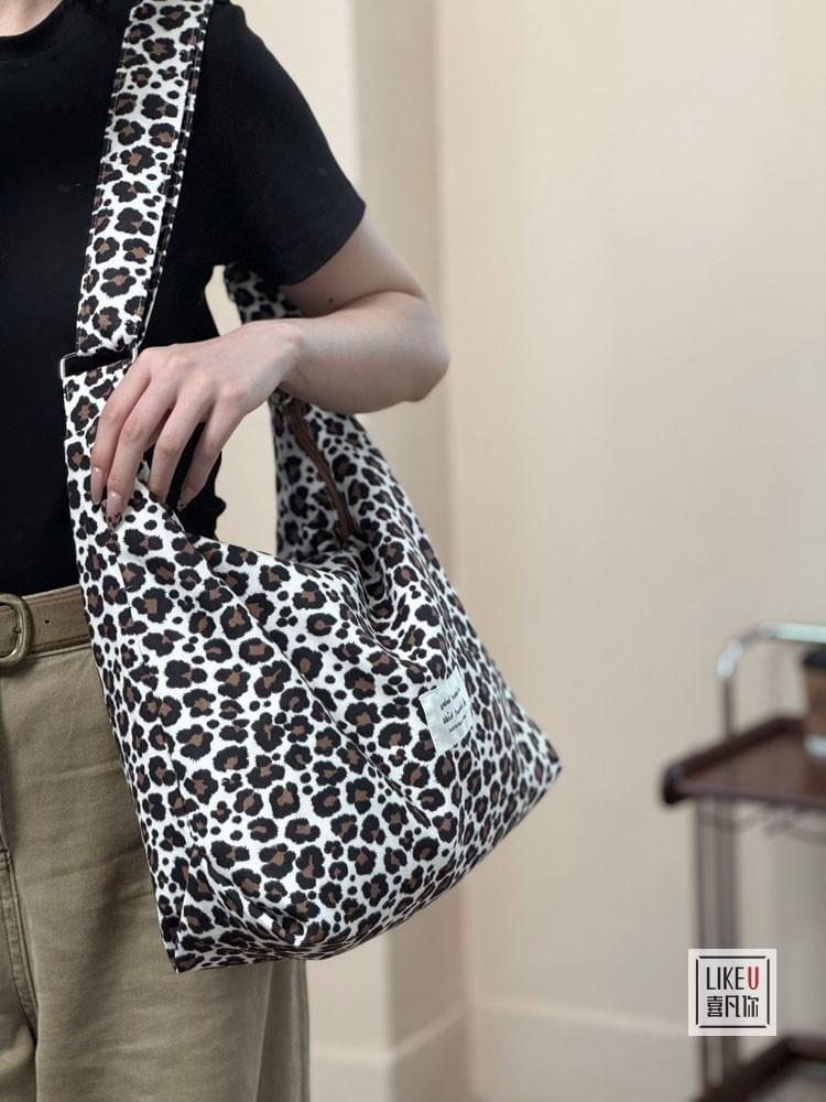 Patterned Canvas Crossbody Bag Product Image