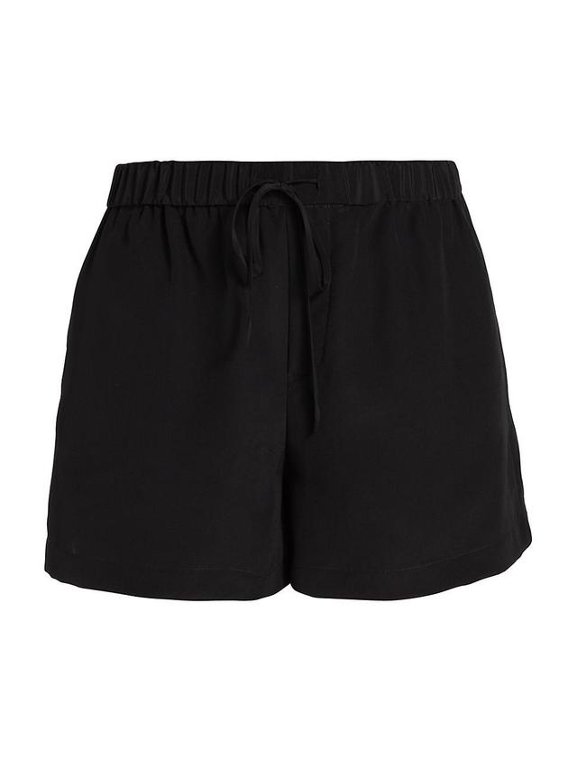 Womens Frances Elasticized Silk Shorts Product Image