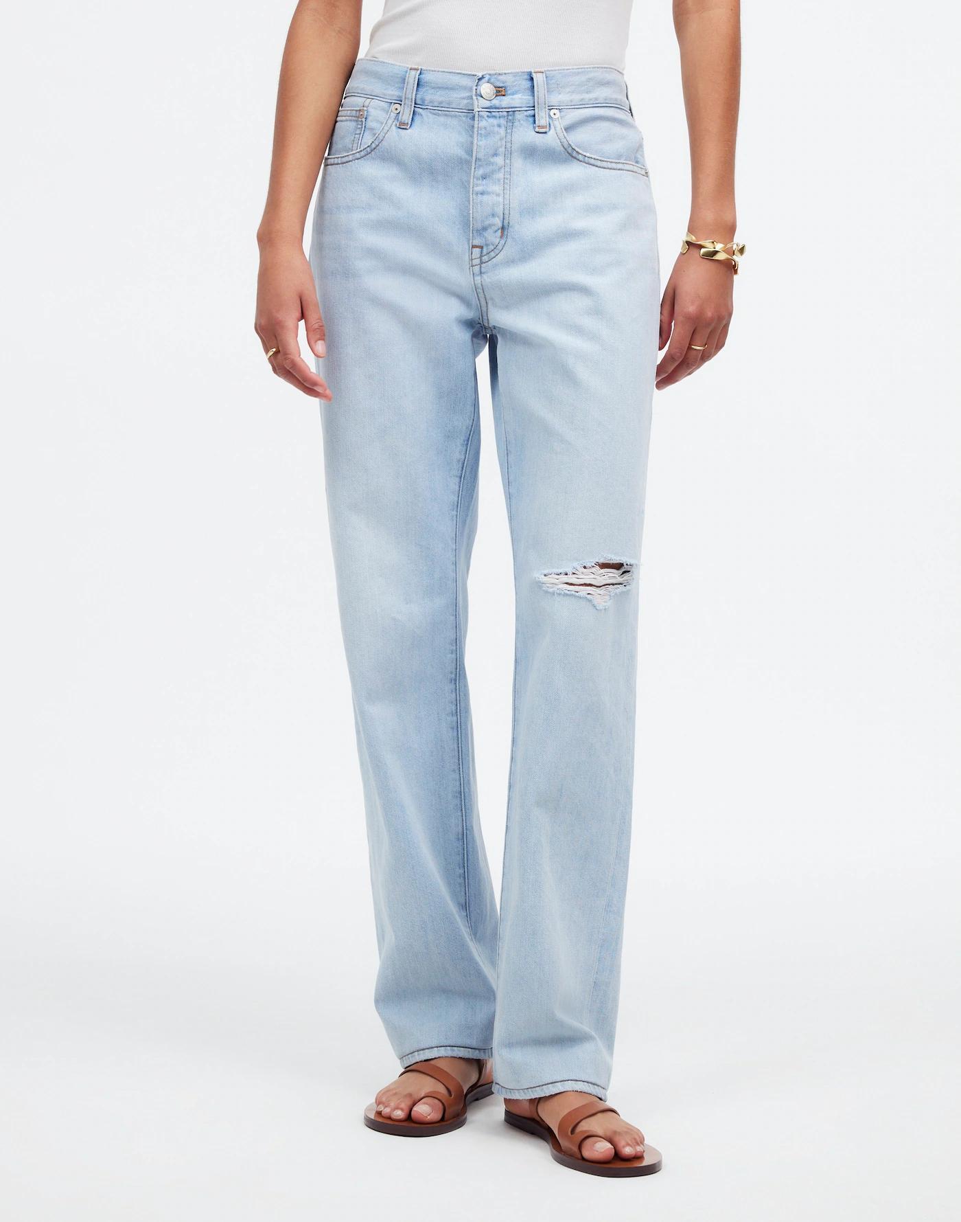 Low-Slung Straight Jeans Product Image