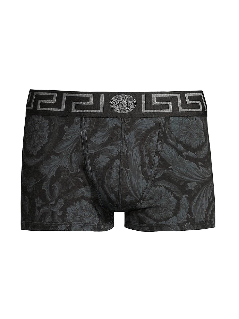 Mens Logo Elasticized Waistband Jersey Boxers Product Image