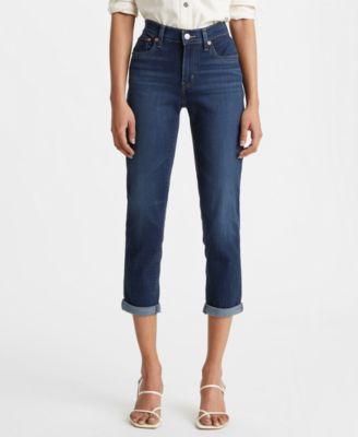 Women's Relaxed Boyfriend Tapered-Leg Jeans Product Image