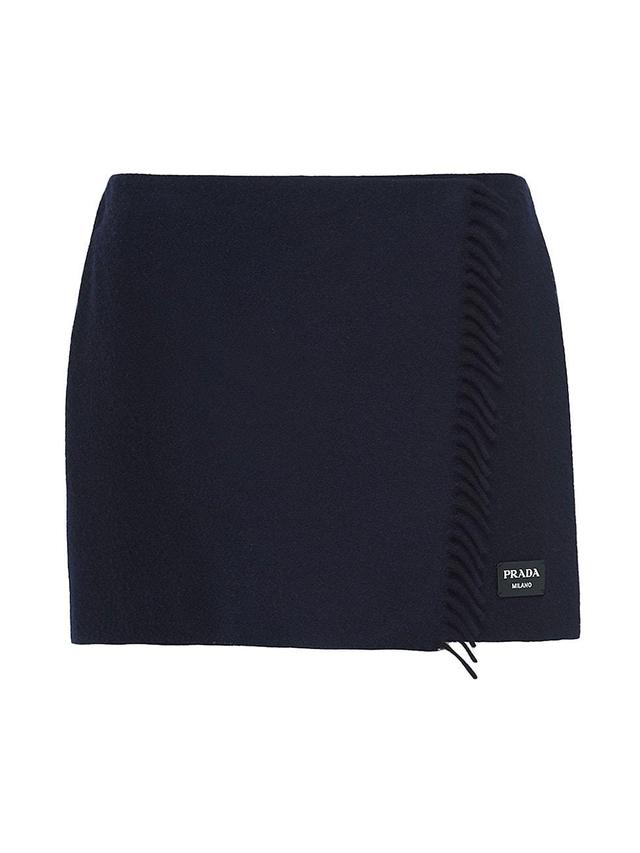 Womens Cashmere Mini-Skirt Product Image