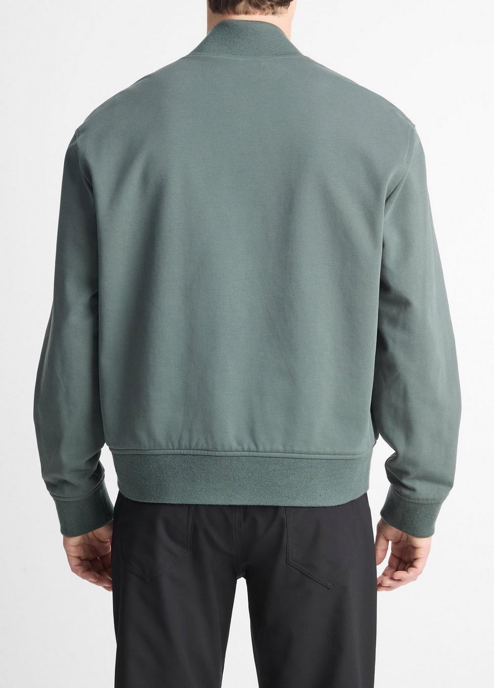 Reversible Cotton-Blend Bomber Jacket Product Image