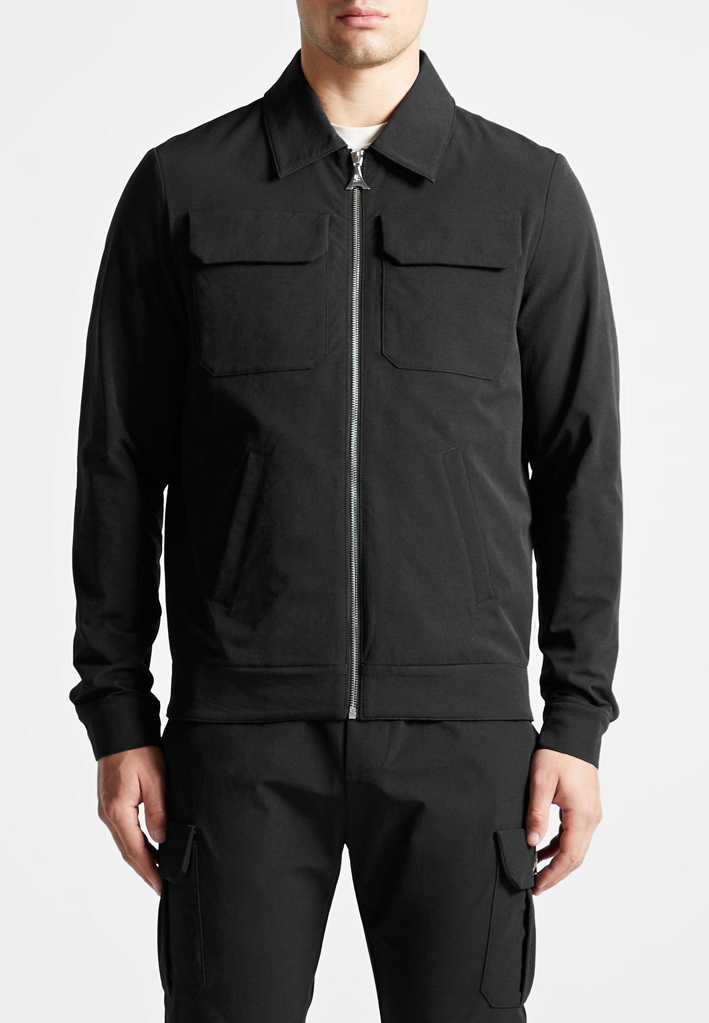 Technical Cargo Jacket - Black / Black / MAN1963-01 Product Image