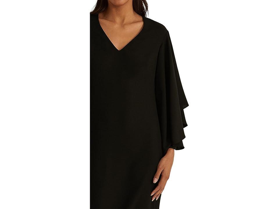 LAUREN Ralph Lauren Ruffle-Sleeve Cocktail Dress Women's Clothing Product Image