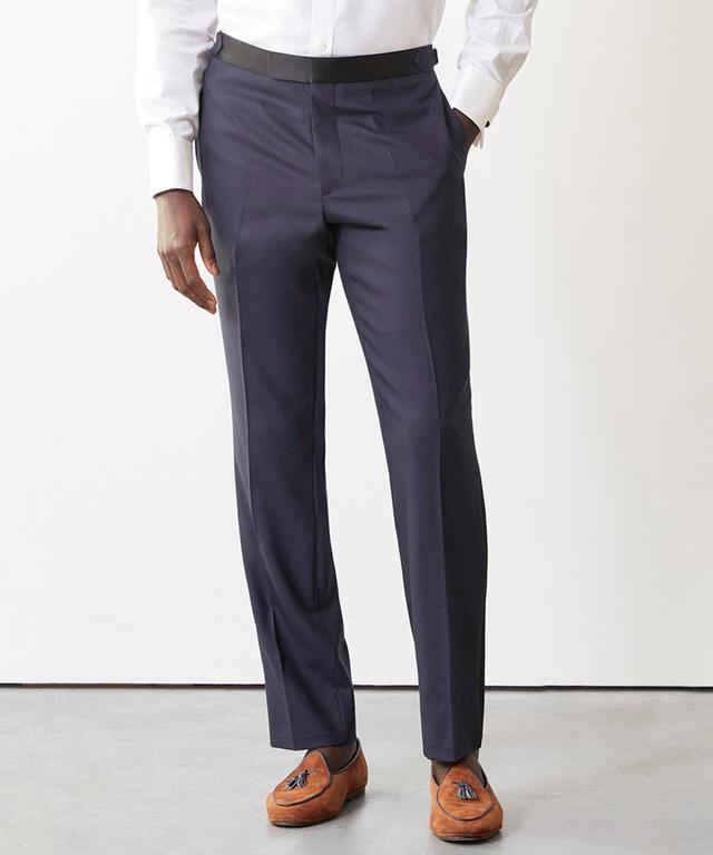 Italian Tuxedo Trouser in Navy Product Image