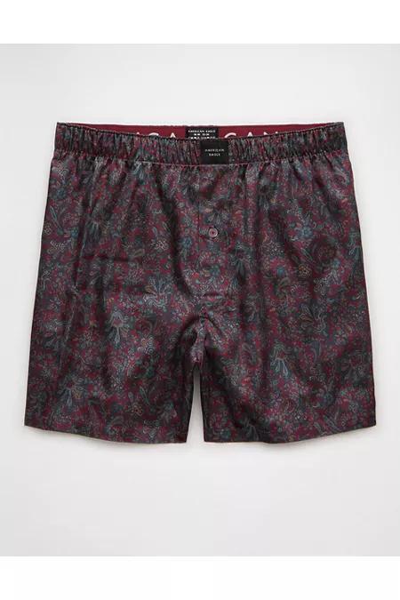 AEO Mens Paisley Satin Pocket Boxer Short Men's Product Image