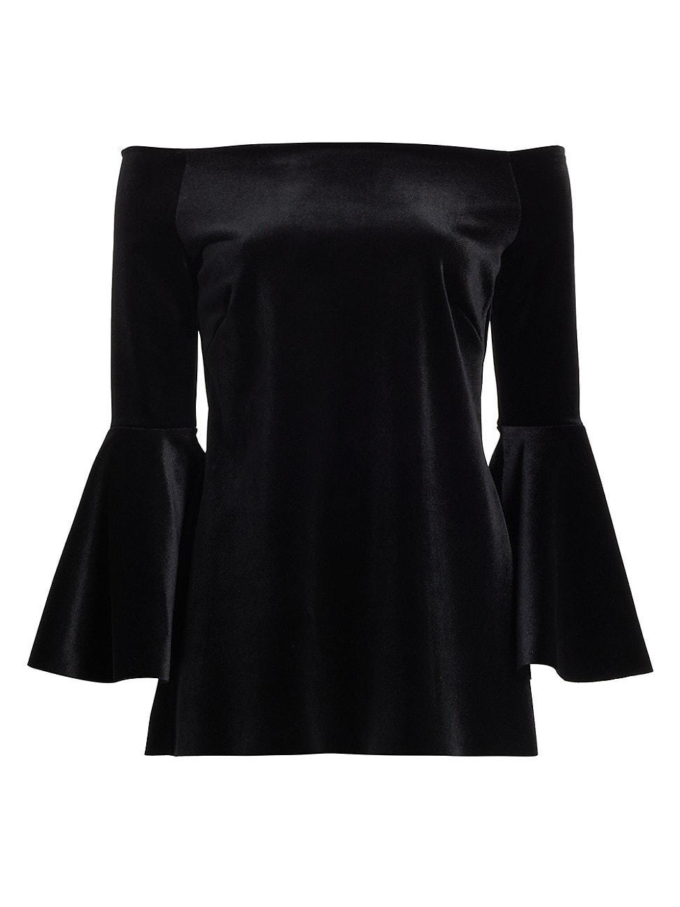 Womens Nannarella Off-The-Shoulder Velvet Top Product Image