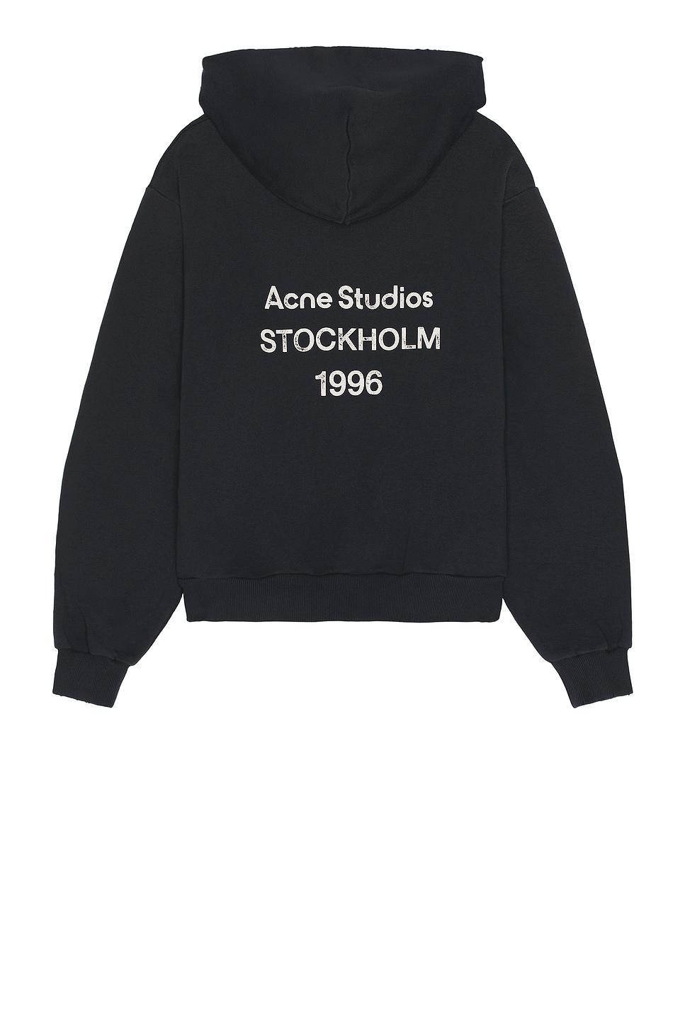 Acne Studios Hoodie in Black - Charcoal. Size S (also in ). Product Image