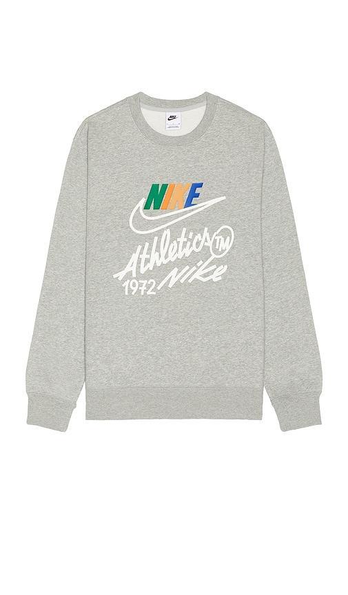 NIKE M Nk Club Bb Crew Futura Ath In Grey Product Image