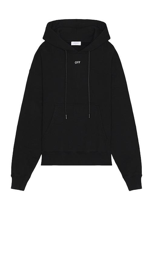 OFF-WHITE Off Stamp Skate Hoodie in Black - Black. Size L (also in XL/1X). Product Image