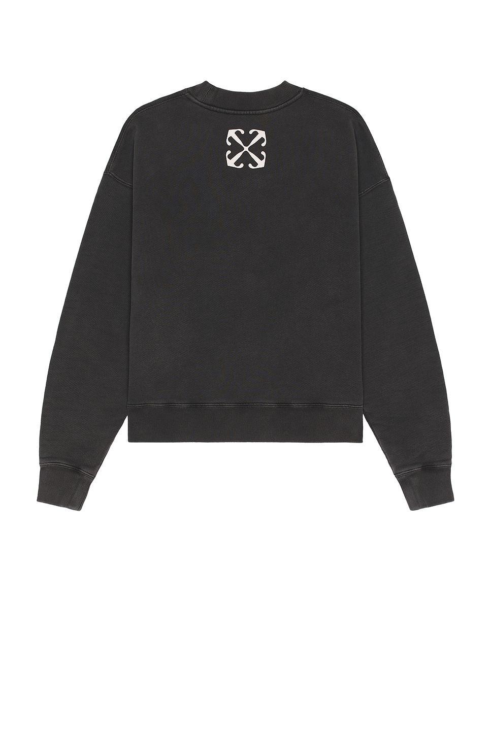 Palm Angels Sketchy Classic Sweater in Black. Size S, M, XL/1X. Product Image