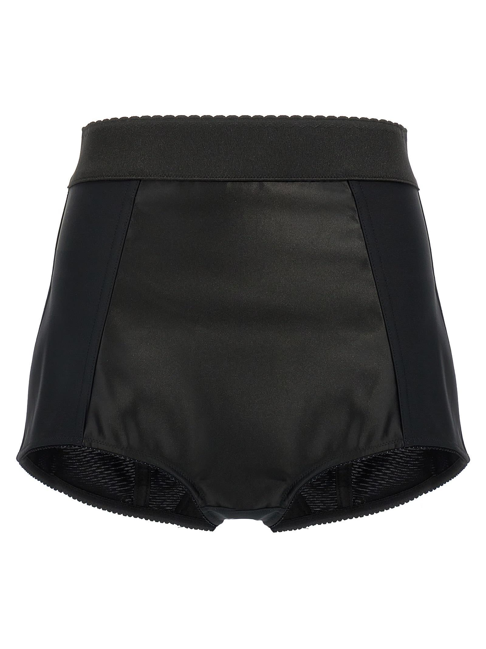 DOLCE & GABBANA Kurze High-waist-shorts In Black Product Image