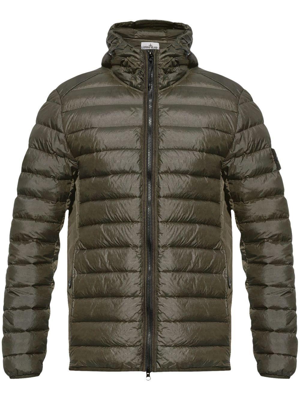 hooded puffer jacket Product Image