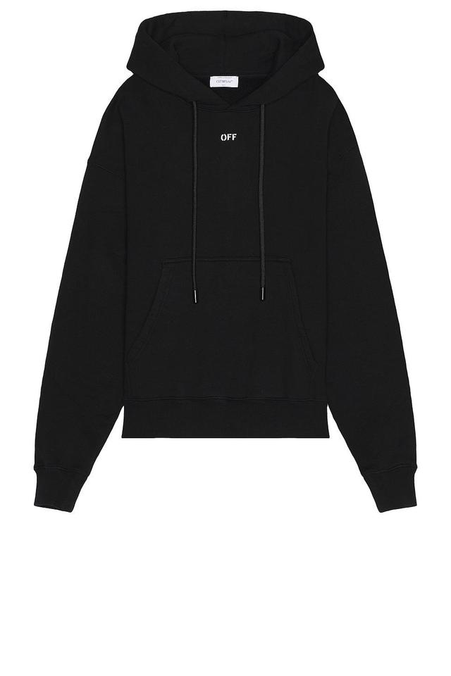 OFF-WHITE Off Stamp Skate Hoodie in Black - Black. Size L (also in XL/1X). Product Image