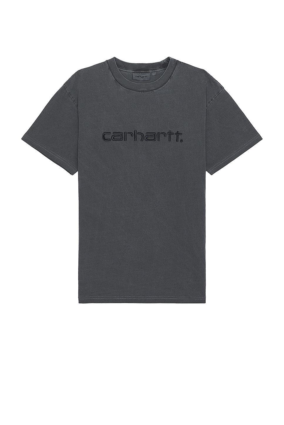 Carhartt WIP Short Sleeve Duster T-shirt Black. (also in XL/1X). Product Image