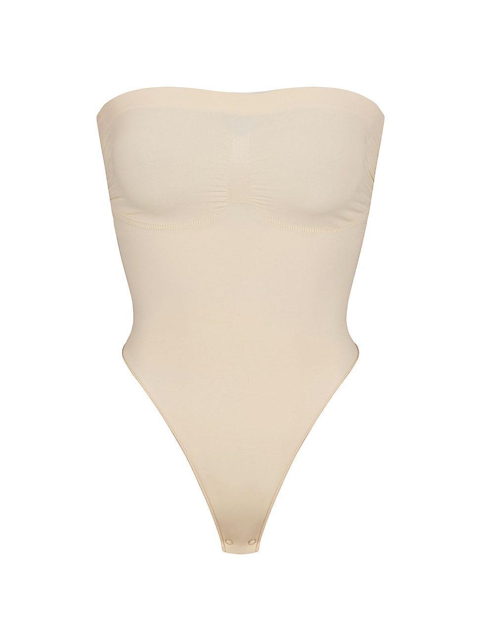 Womens Seamless Sculpt Strapless Thong Bodysuit Product Image