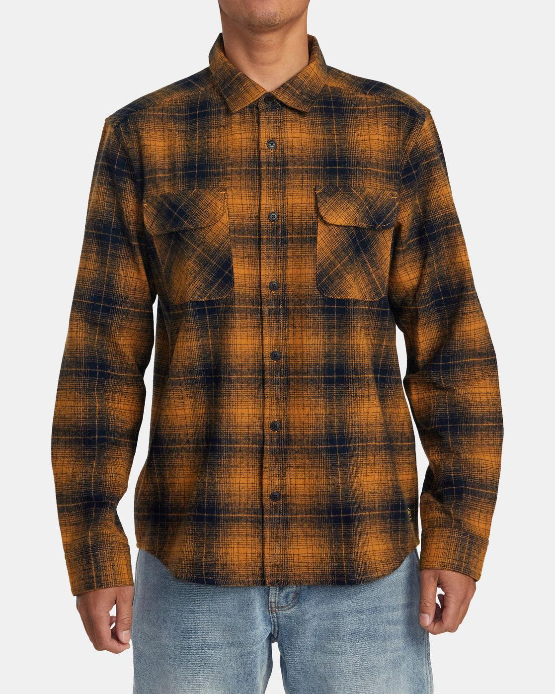 Dayshift Flannel Long Sleeve Shirt - Navy Product Image