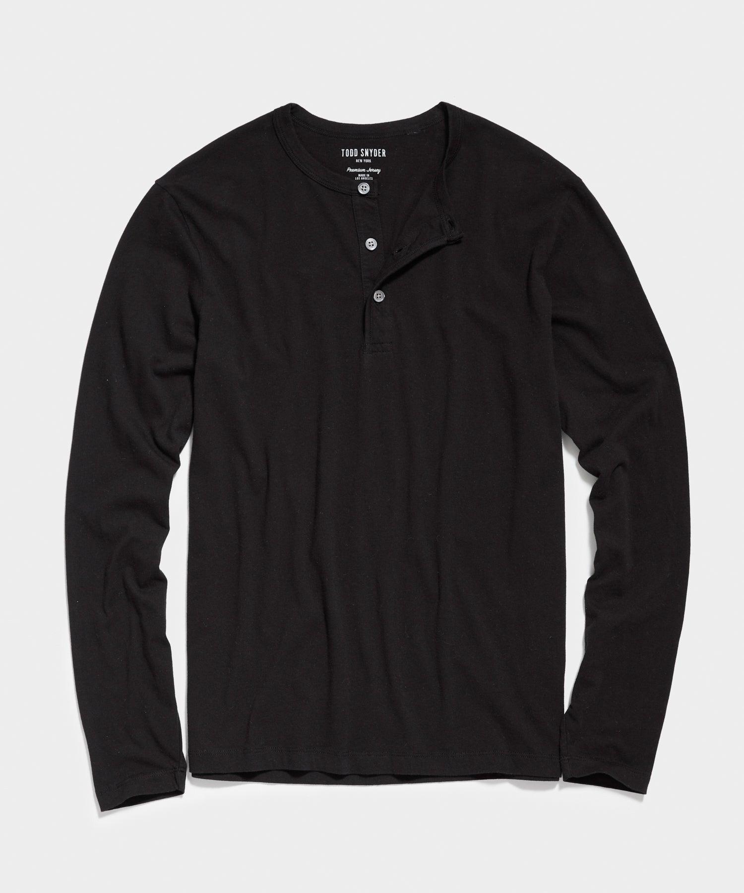 Made in L.A. Long Sleeve Premium Jersey Henley Product Image