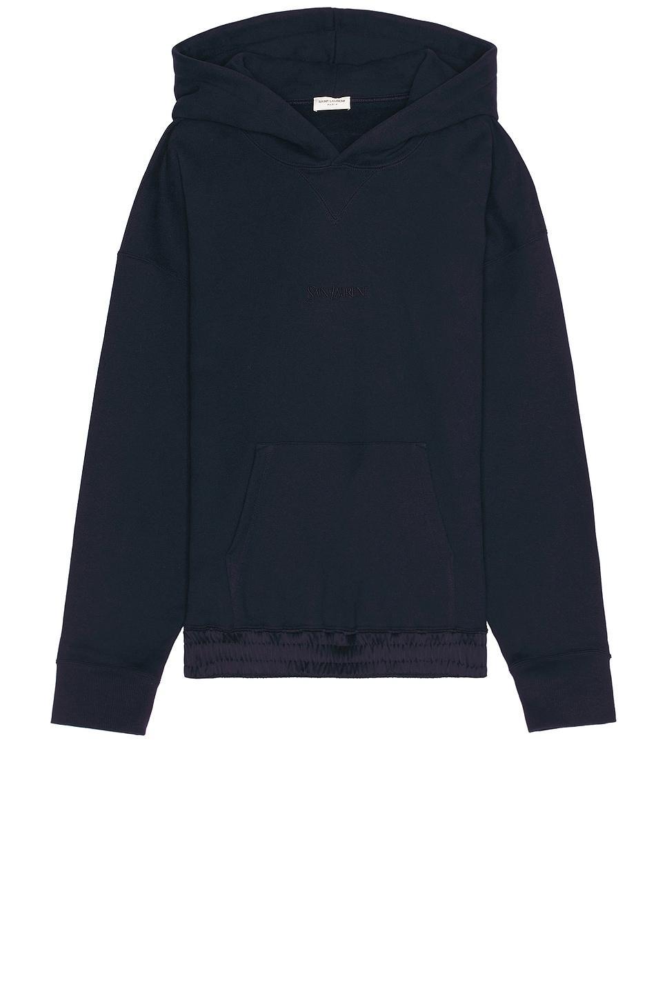 Saint Laurent Hoodie in Blue Product Image