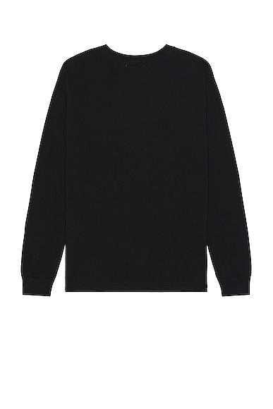 JOHN ELLIOTT Cotton Cashmere Pullover in Black. Size M. Product Image