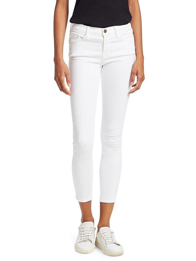 FRAME Le Color Crop Skinny Jeans Product Image