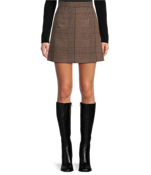 Antonio Melani Rosy Houndstooth High Rise A-Line Mini Coordinating Skirt Product Image