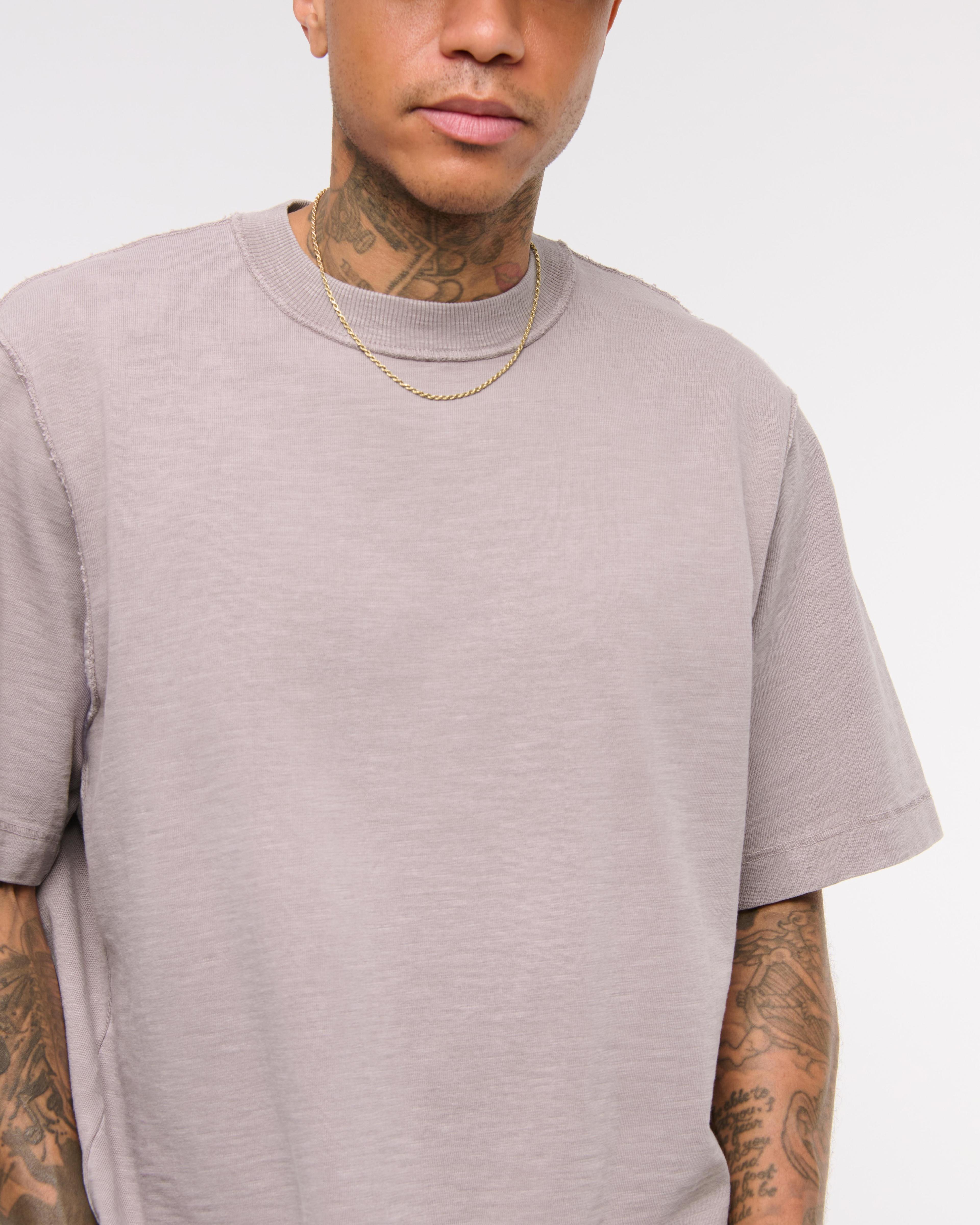 Premium Heavyweight Slub Cropped Tee Product Image