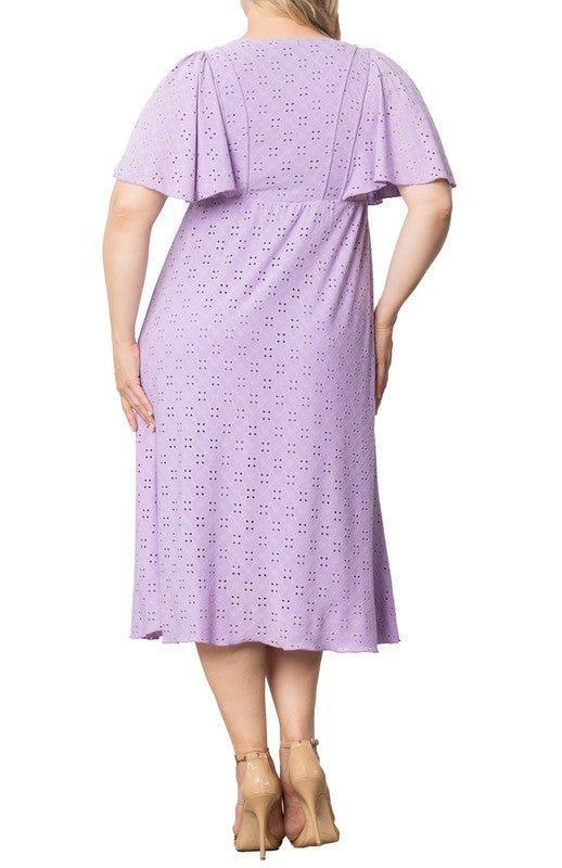 Lucy Eyelet Maxi Dress - Plus Product Image