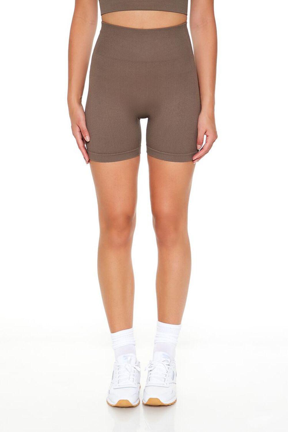 Active Uplift Scrunch Seamless Biker Shorts | Forever 21 Product Image