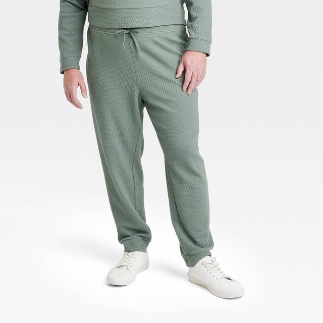 Mens Big Textured Fleece Joggers - All In Motion North 3XL Product Image