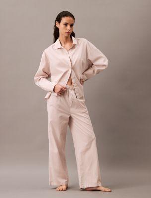 Cotton Poplin Wide Leg Pants Product Image