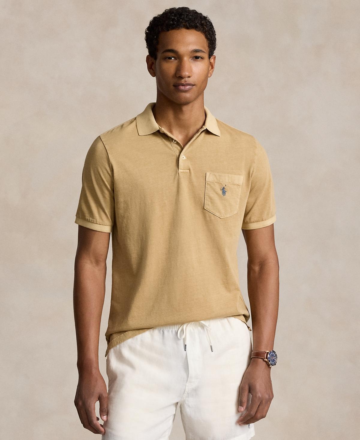 Men's Classic-Fit Garment-Dyed Polo Shirt Product Image