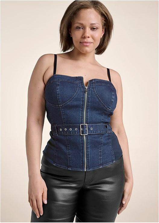 Denim Bustier Top product image