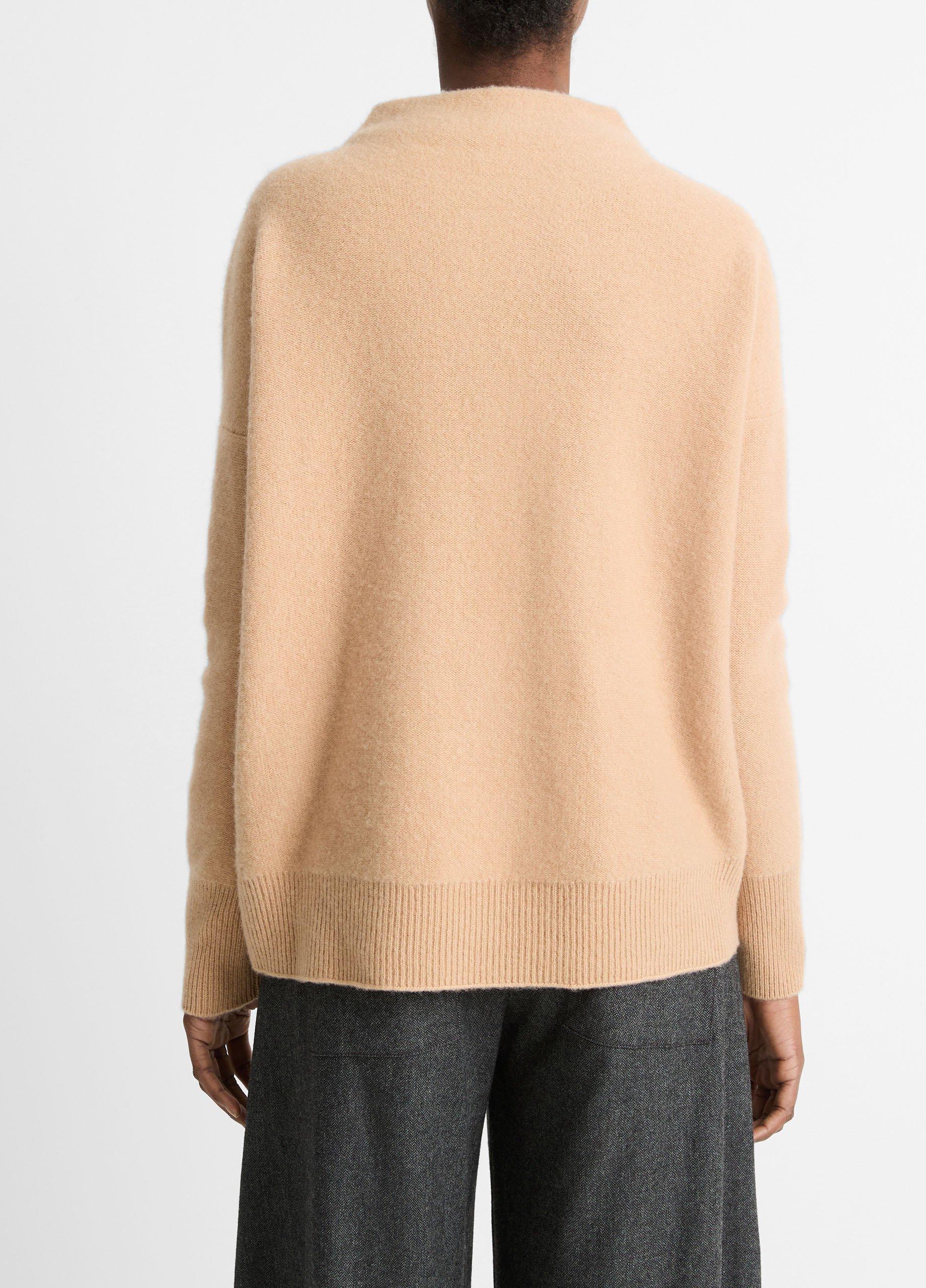 Plush Cashmere Funnel Neck Sweater Product Image