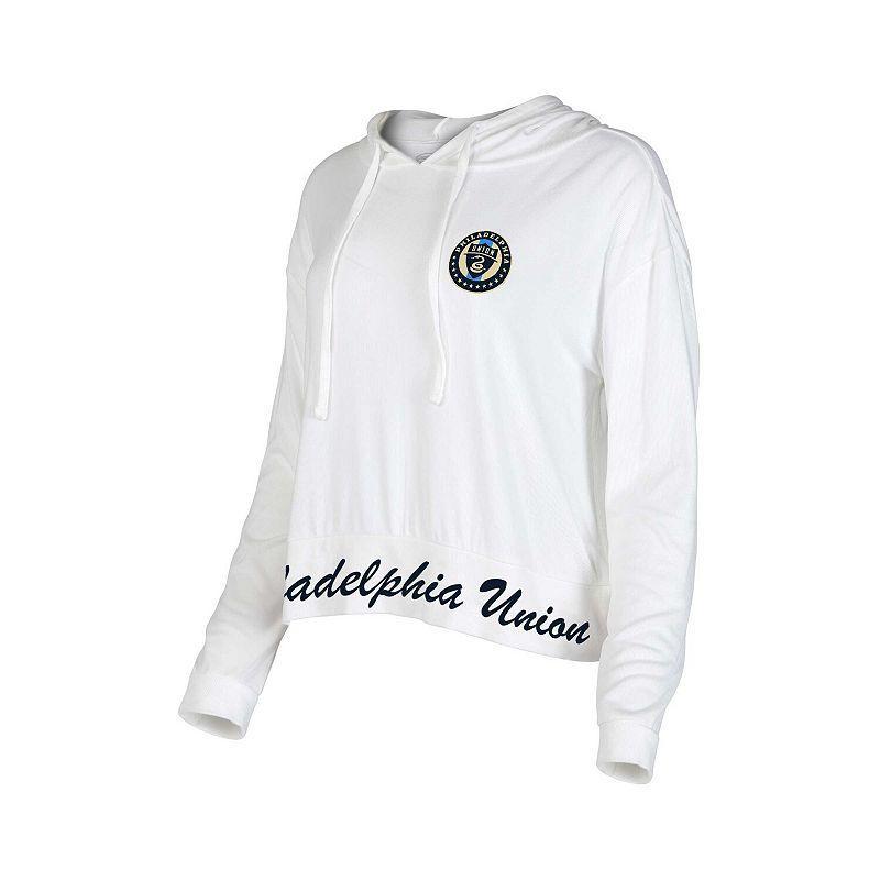 Womens Concepts Sport White Philadelphia Union Accord Hoodie Long Sleeve Top Product Image