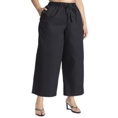 Plus Size Drawstring Straight Leg Pant Product Image