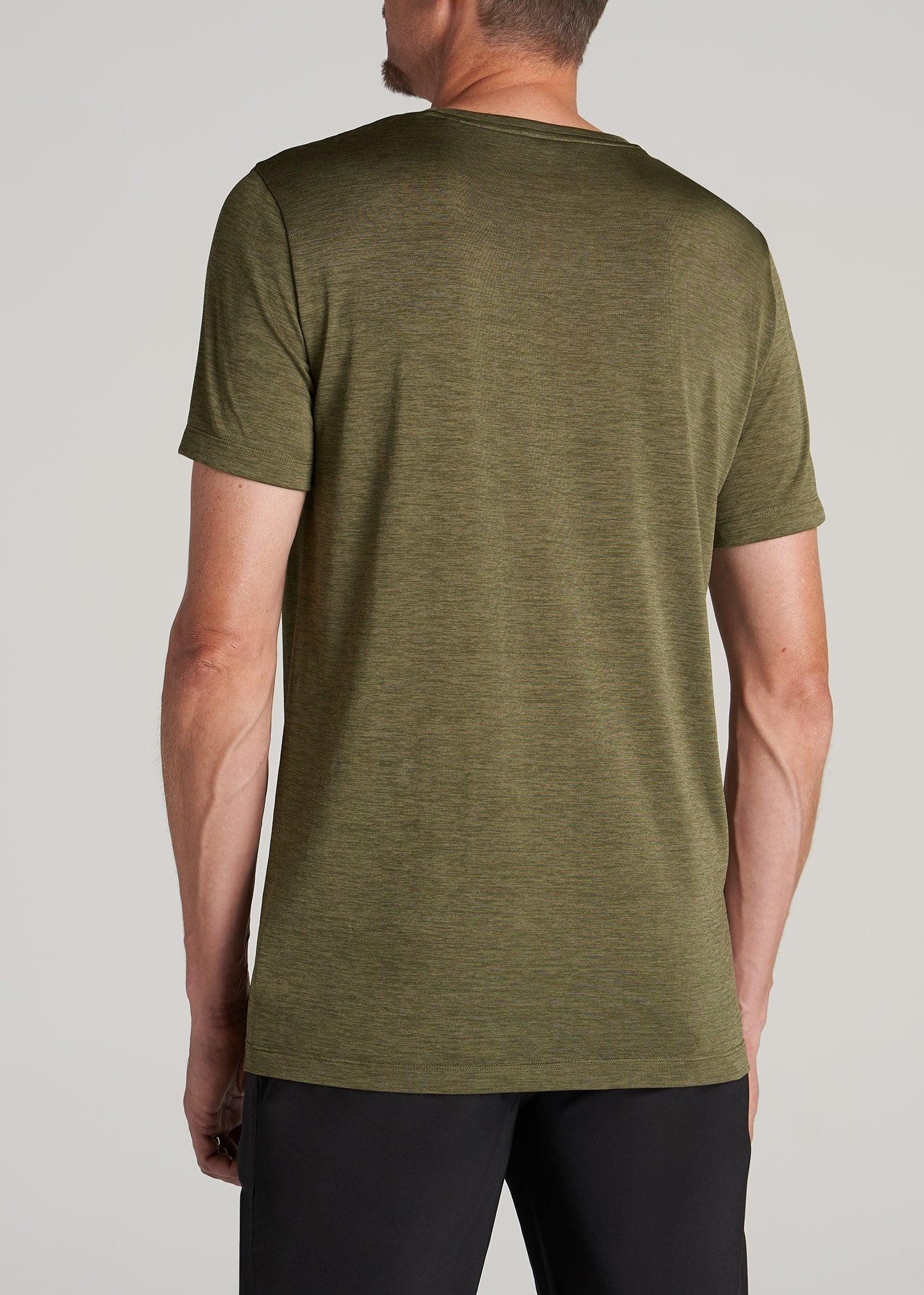 A.T. Performance MODERN-FIT Athletic Jersey Tall Tee in Olive Mix Male Product Image