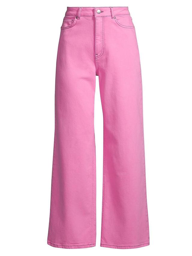 Womens Ace High-Rise Wide-Leg Jeans Product Image