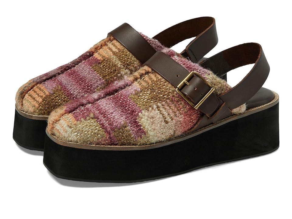 Free People Astrid Platform Mule (Mulberry Mix) Women's Shoes Product Image