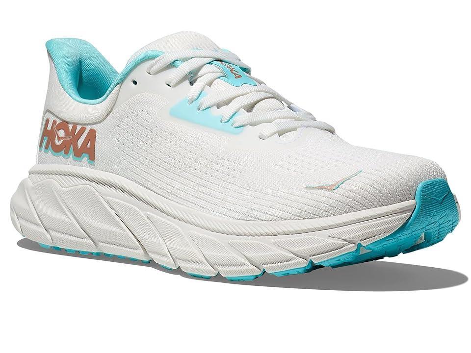 Hoka Women's Arahi 7 (Frost/Rose Gold) Women's Shoes Product Image