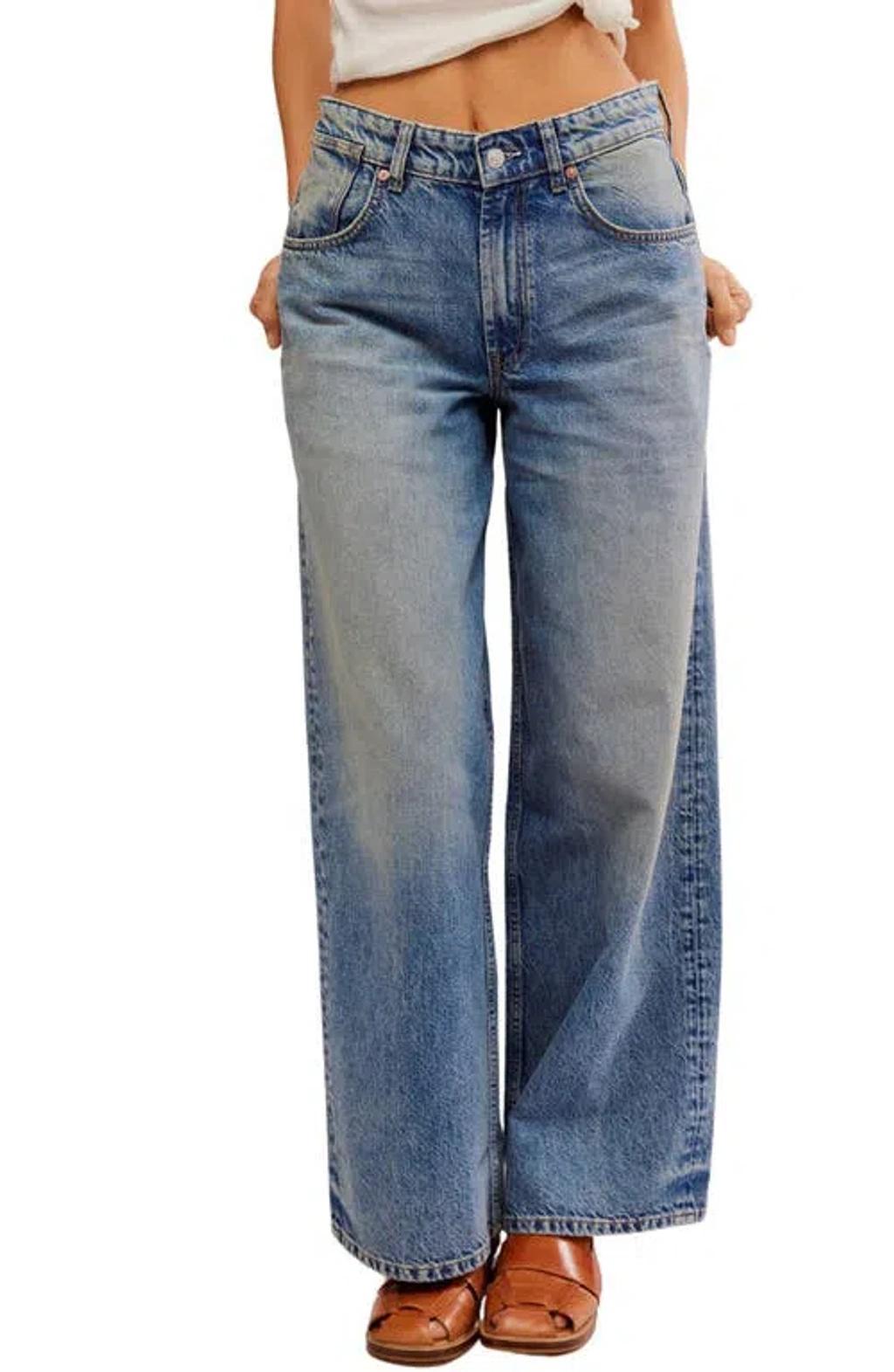 We The Free Waterfalls Baggy Wide Leg Jeans In Outlaw product image