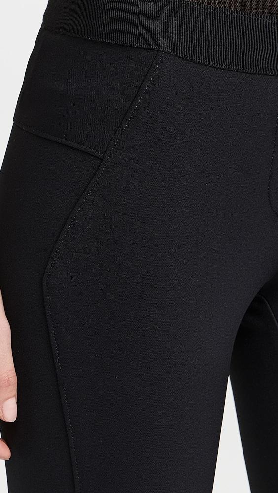 Veronica Beard Black Scuba Leggings | Shopbop Product Image