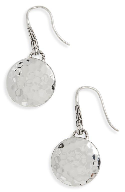 John Hardy Dot Hammered Drop Earrings Product Image