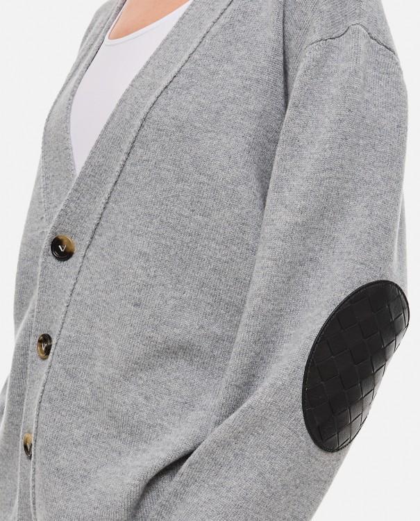 Cashmere Cardigan M In Light Grey Melange Product Image