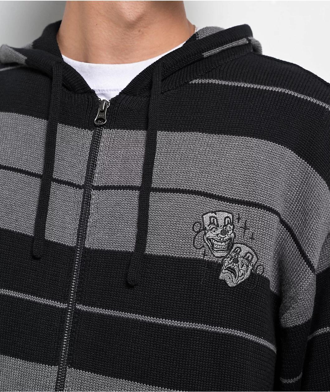 DGK Mindset Black & Grey Zip Hoodie Product Image