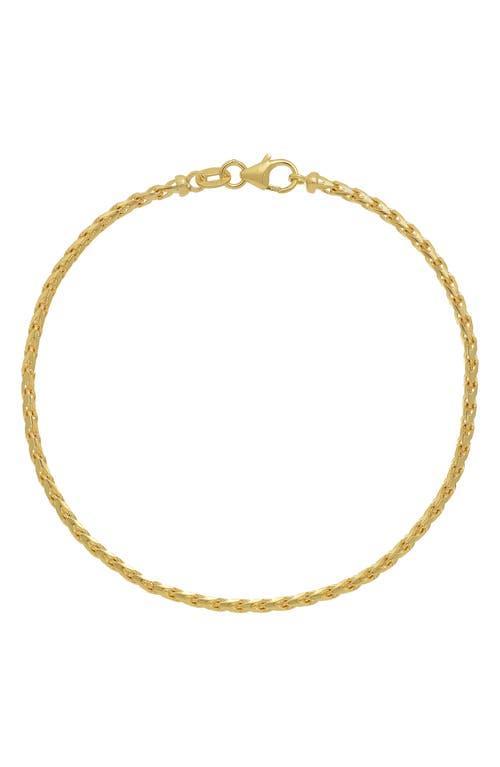 Bony Levy Mens 14K Gold Franco Bracelet Product Image